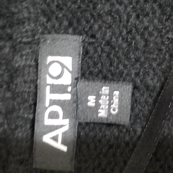 APT 9 BEAUTIFUL VICTORIAN BLACK CARDIGAN RUFFLED LAPEL & BELL CUFFS POCKETS SZ M - Picture 11 of 11